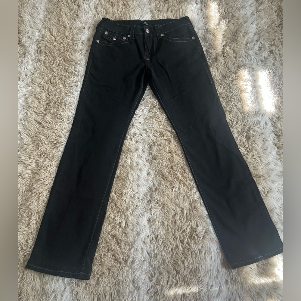 True Religion Men's Black Jeans